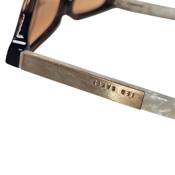 TED BAKER FRAMES ONLY EYEGLASSES TPW006 Tortoise Shell Brown 49-16-130 Plastic - Picture 9 of 11